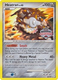 Heatran - 30/146 (Regional Championships) - League & Championship Cards - #030 - Pokemon TCG card
