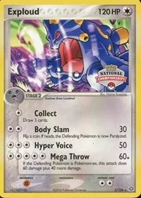 Exploud - 3/106 (National Championships) - League & Championship Cards - #003 - Pokemon TCG card