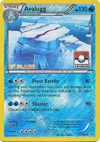 Avalugg - 31/106 (Pokemon League) [1st Place] - League & Championship Cards - #031 - Pokemon TCG card