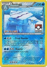 Avalugg - 31/106 (Pokemon League) [3rd Place] - League & Championship Cards - #031 - Pokemon TCG card