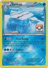 Avalugg - 31/106 (Pokemon League) [4th Place] - League & Championship Cards - #031 - Pokemon TCG card