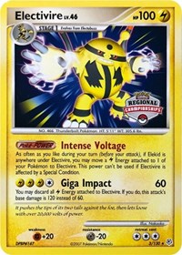 Electivire - 3/130 (Regional Championships) #003 Electivire - 3/130 (Regional Championships) - League & Championship Cards - #003 - Pokemon TCG card
