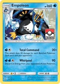 Empoleon - 34/156 (Pokemon League) - League & Championship Cards - #034 - Pokemon TCG card