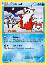 Delibird - 38/149 (Pokemon League) [1st Place] - League & Championship Cards - #038 - Pokemon TCG card