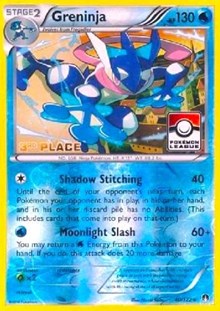 Greninja - 40/122 (Pokemon League) [3rd Place] - League & Championship Cards - #040 - Pokemon TCG card