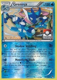 Greninja - 40/122 (Pokemon League) [4th Place] - League & Championship Cards - #040 - Pokemon TCG card