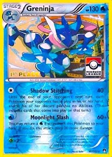 Greninja - 40/122 (Pokemon League) [1st Place] - League & Championship Cards - #040 - Pokemon TCG card
