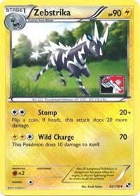 Zebstrika - 42/114 (League Promo) #042 Zebstrika - 42/114 (League Promo) - League & Championship Cards - #042 - Pokemon TCG card