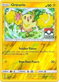 Oricorio - 46/145 (Pokemon League) - League & Championship Cards - #046 - Pokemon TCG card