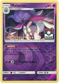 Malamar - 51/131 (League Challenge) [4th Place] - League & Championship Cards - #051 - Pokemon TCG card