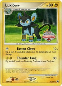 Luxio - 52/130 (State Championship Promo) - League & Championship Cards - #052 - Pokemon TCG card