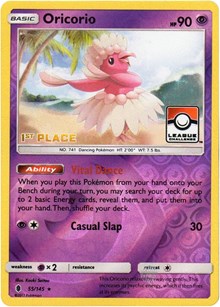 Oricorio - 55/145 (League Challenge) [1st Place] - League & Championship Cards - #055 - Pokemon TCG card