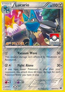 Lucario - 63/124 (Pokemon League) [4th Place] - League & Championship Cards - #063 - Pokemon TCG card