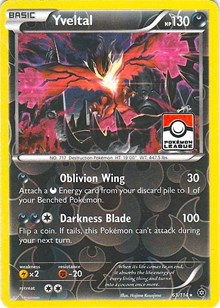 Yveltal - 65/114 (Pokemon League) - League & Championship Cards - #065 - Pokemon TCG card
