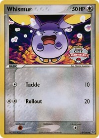 Whismur - 73/106 (City Championships) - League & Championship Cards - #073 - Pokemon TCG card