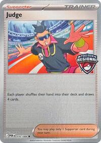 Judge - 076/088 (Regional Championships) - League & Championship Cards - #076 - Pokemon TCG card
