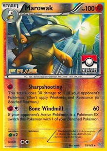 Marowak - 78/162 (Pokemon League) [1st Place] - League & Championship Cards - #078 - Pokemon TCG card