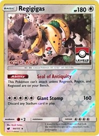 Regigigas - 84/111 (League Challenge) [4th Place] - League & Championship Cards - #084 - Pokemon TCG card