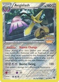 Aegislash - 85/146 (Regional Championships) - League & Championship Cards - #085 - Pokemon TCG card