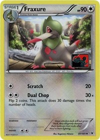 Fraxure - 87/101 (League Promo) #087 Fraxure - 87/101 (League Promo) - League & Championship Cards - #087 - Pokemon TCG card