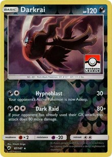 Darkrai - 87/147 (Pokemon League) - League & Championship Cards - #087 - Pokemon TCG card
