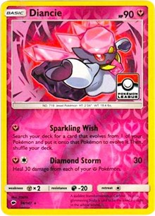 Diancie - 94/147 (Pokemon League) #094 Diancie - 94/147 (Pokemon League) - League & Championship Cards - #094 - Pokemon TCG card