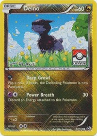 Deino - 97/113 (Pokemon League) [2nd Place] - League & Championship Cards - #097 - Pokemon TCG card