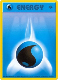 Water Energy - Base Set (Shadowless) - #102 - Pokemon TCG card