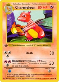 Charmeleon #024 Charmeleon - Base Set (Shadowless) - #024 - Pokemon TCG card