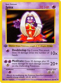Jynx #031 Jynx - Base Set (Shadowless) - #031 - Pokemon TCG card