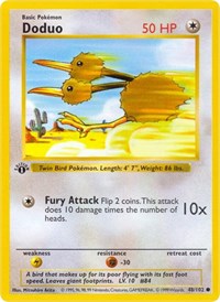 Doduo #048 Doduo - Base Set (Shadowless) - #048 - Pokemon TCG card