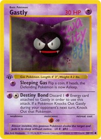Gastly - Base Set (Shadowless) - #050 - Pokemon TCG card