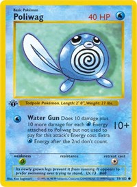 Poliwag #059 Poliwag - Base Set (Shadowless) - #059 - Pokemon TCG card