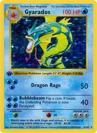 Gyarados - Base Set (Shadowless) - #006 - Pokemon TCG card