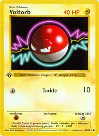 Voltorb - Base Set (Shadowless) - #067 - Pokemon TCG card