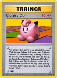 Clefairy Doll - Base Set (Shadowless) - #070 - Pokemon TCG card