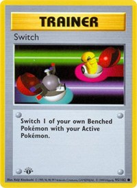 Switch - Base Set (Shadowless) - #095 - Pokemon TCG card
