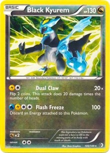 Black Kyurem - 100/149 (BW Boundaries Crossed) #100 Black Kyurem - 100/149 (BW Boundaries Crossed) - Deck Exclusives - #100 - Pokemon TCG card