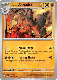 Hisuian Arcanine #100 Hisuian Arcanine - Deck Exclusives - #100 - Pokemon TCG card