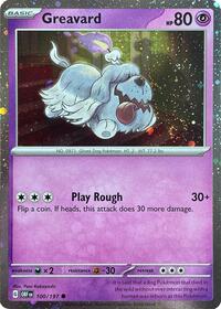 Greavard - Deck Exclusives - #100 - Pokemon TCG card