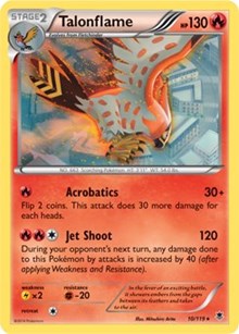 Talonflame - 10/119 (XY Phantom Forces) #010 Talonflame - 10/119 (XY Phantom Forces) - Deck Exclusives - #010 - Pokemon TCG card