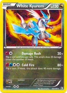 White Kyurem - 102/149 (BW Boundaries Crossed) - Deck Exclusives - #102 - Pokemon TCG card