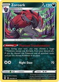 Zoroark - Deck Exclusives - #103 - Pokemon TCG card