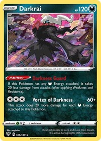 Darkrai - Deck Exclusives - #105 - Pokemon TCG card