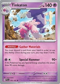 Tinkaton - Deck Exclusives - #105 - Pokemon TCG card