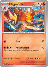 Magmortar - 010/091 (Paldean Fates) - Deck Exclusives - #010 - Pokemon TCG card