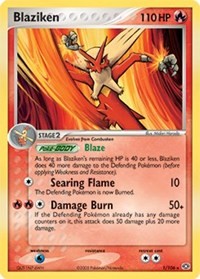 Blaziken - 1/106 - Deck Exclusives - #001 - Pokemon TCG card