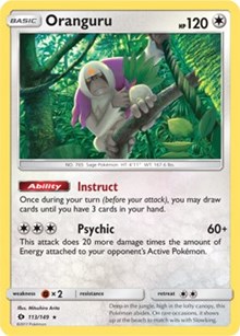 Oranguru - 113/149 (SM Base Set) #113 Oranguru - 113/149 (SM Base Set) - Deck Exclusives - #113 - Pokemon TCG card