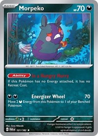 Morpeko - Deck Exclusives - #121 - Pokemon TCG card