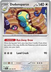 Dudunsparce - Deck Exclusives - #129 - Pokemon TCG card